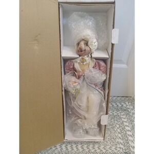 Show-Stoppers Bernice‎ Rabbit Doll Resin Victorian Shelf Sitter Vintage Open Box